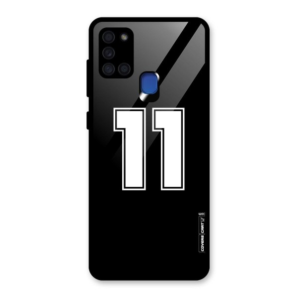 Number 11 Glass Back Case for Galaxy A21s