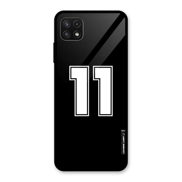 Number 11 Glass Back Case for Galaxy A22 5G