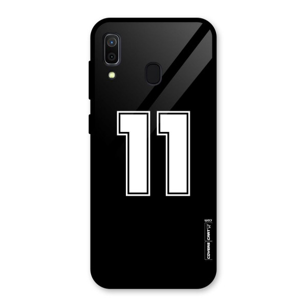 Number 11 Glass Back Case for Galaxy A30