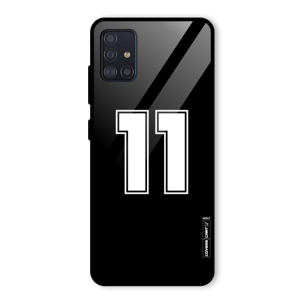 Number 11 Glass Back Case for Galaxy A51