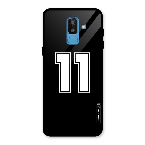 Number 11 Glass Back Case for Galaxy J8