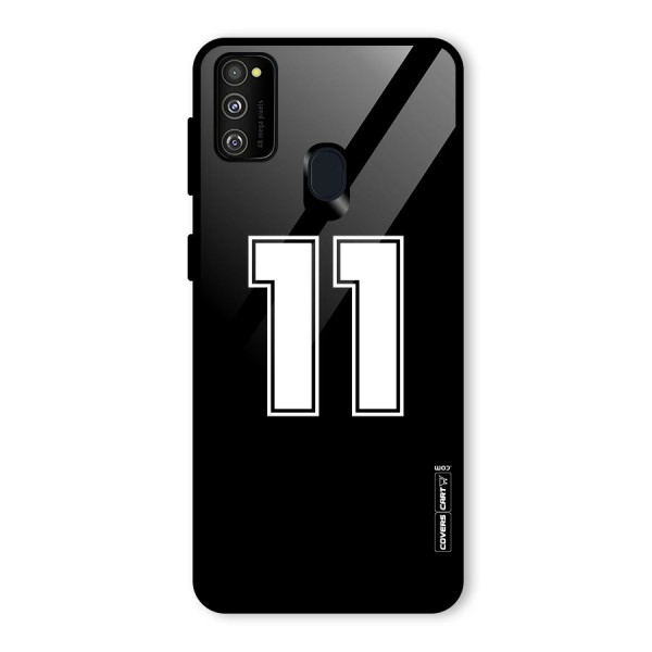 Number 11 Glass Back Case for Galaxy M21