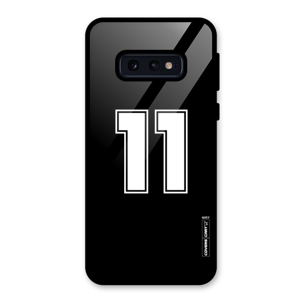 Number 11 Glass Back Case for Galaxy S10e