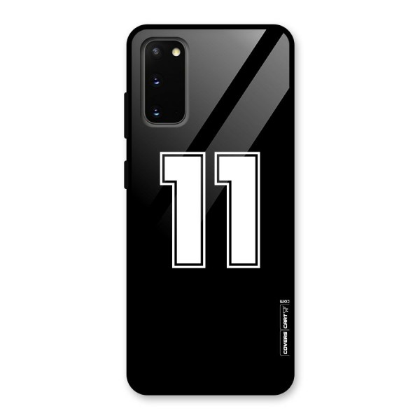 Number 11 Glass Back Case for Galaxy S20