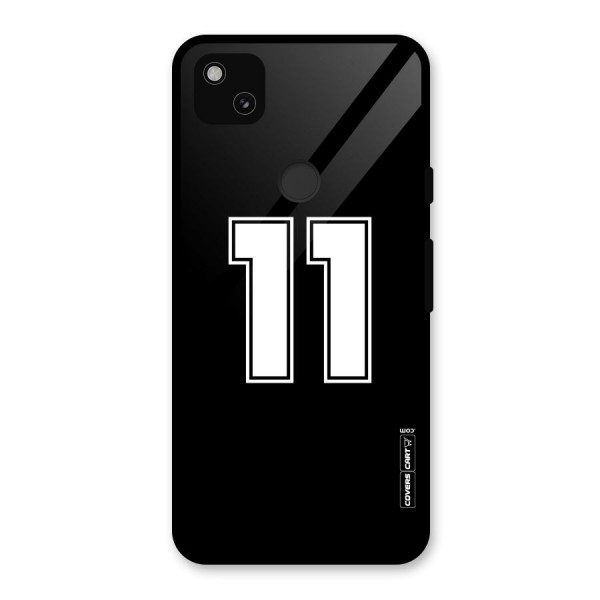 Number 11 Glass Back Case for Google Pixel 4a