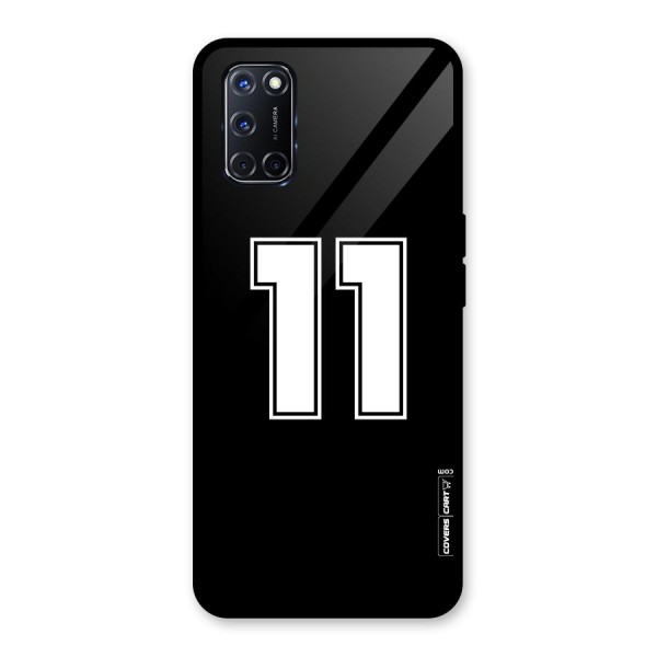 Number 11 Glass Back Case for Oppo A52