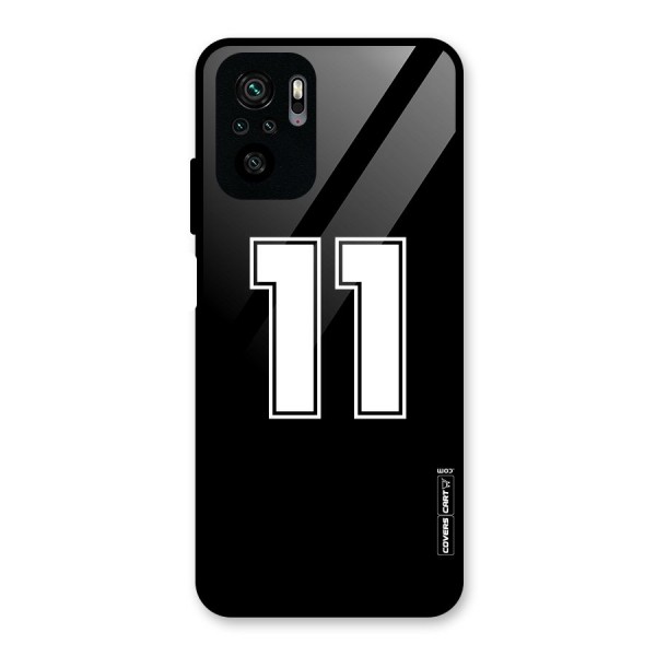 Number 11 Glass Back Case for Redmi Note 10