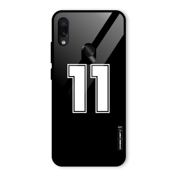 Number 11 Glass Back Case for Redmi Note 7S