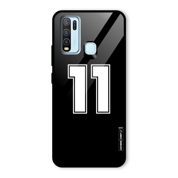 Number 11 Glass Back Case for Vivo Y30