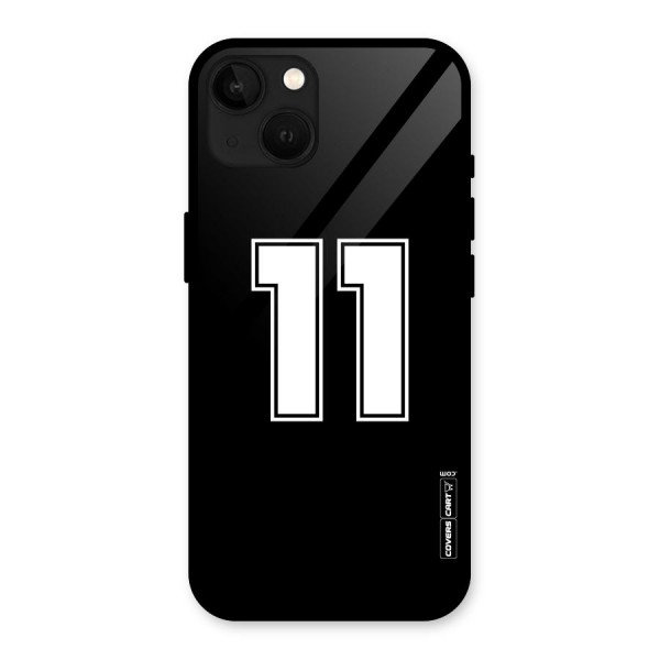 Number 11 Glass Back Case for iPhone 13