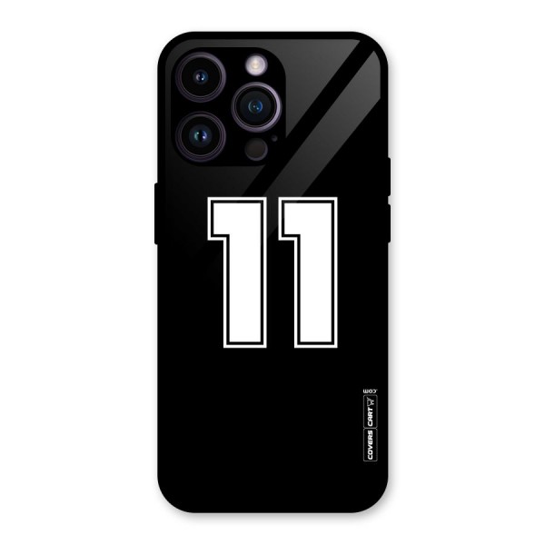 Number 11 Glass Back Case for iPhone 14 Pro Max