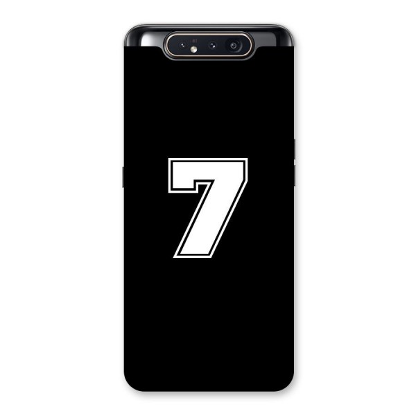 Number 7 Back Case for Galaxy A80