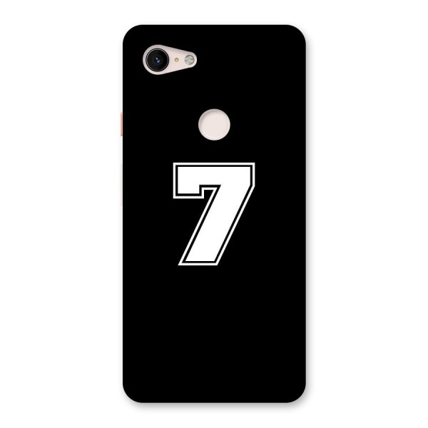 Number 7 Back Case for Google Pixel 3 XL