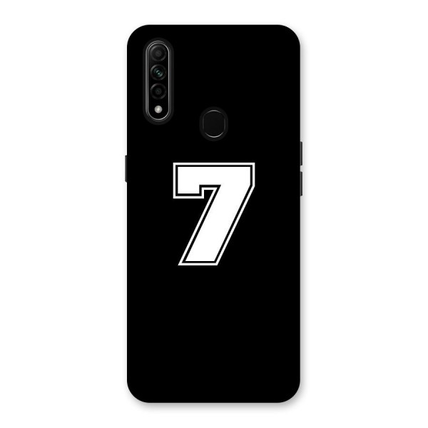 Number 7 Back Case for Oppo A31