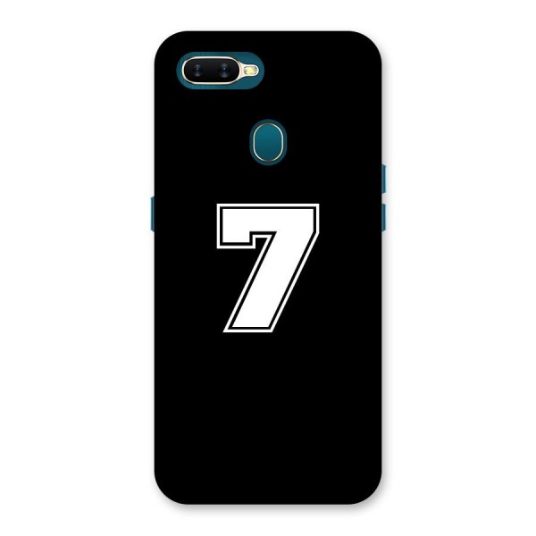 Number 7 Back Case for Oppo A7