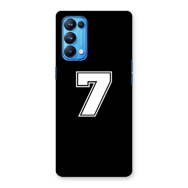 Number 7 Back Case for Oppo Reno5 Pro 5G