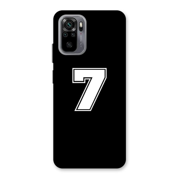 Number 7 Back Case for Redmi Note 10