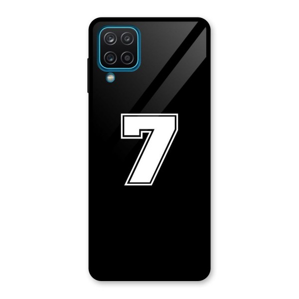 Number 7 Glass Back Case for Galaxy A12