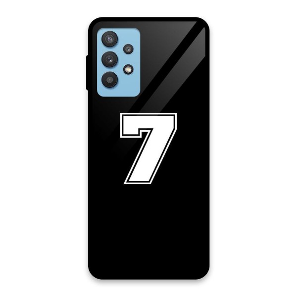 Number 7 Glass Back Case for Galaxy M32 5G