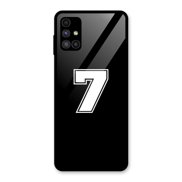 Number 7 Glass Back Case for Galaxy M51