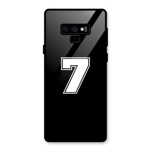 Number 7 Glass Back Case for Galaxy Note 9