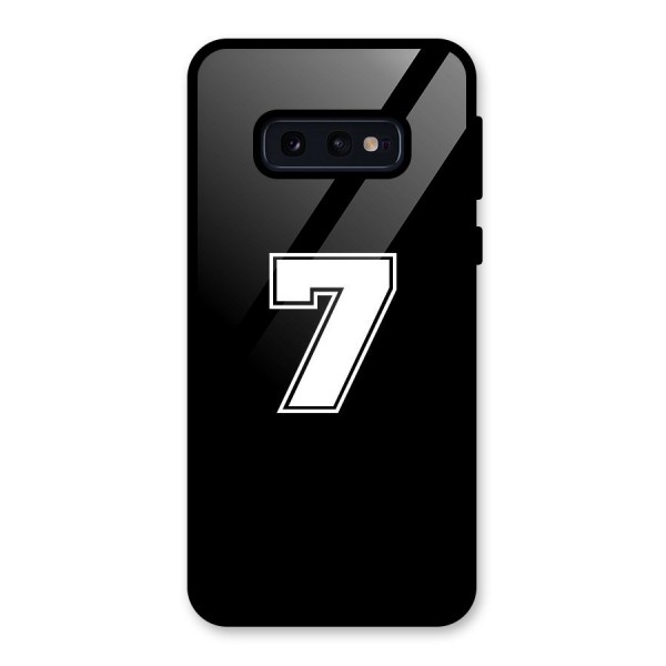 Number 7 Glass Back Case for Galaxy S10e