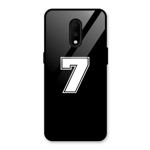 Number 7 Glass Back Case for OnePlus 7