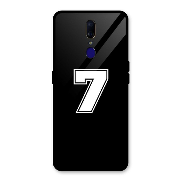 Number 7 Glass Back Case for Oppo F11