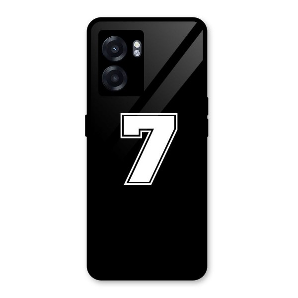 Number 7 Glass Back Case for Oppo K10 (5G)