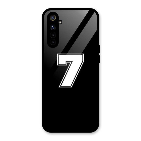 Number 7 Glass Back Case for Realme 6