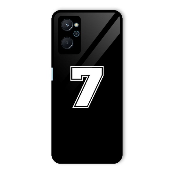 Number 7 Glass Back Case for Realme 9i