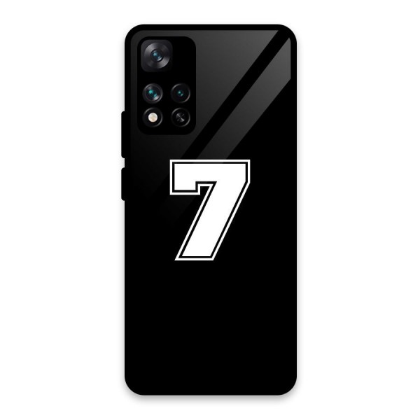 Number 7 Glass Back Case for Xiaomi 11i 5G