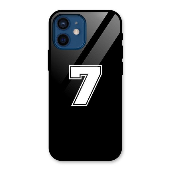 Number 7 Glass Back Case for iPhone 12 Mini