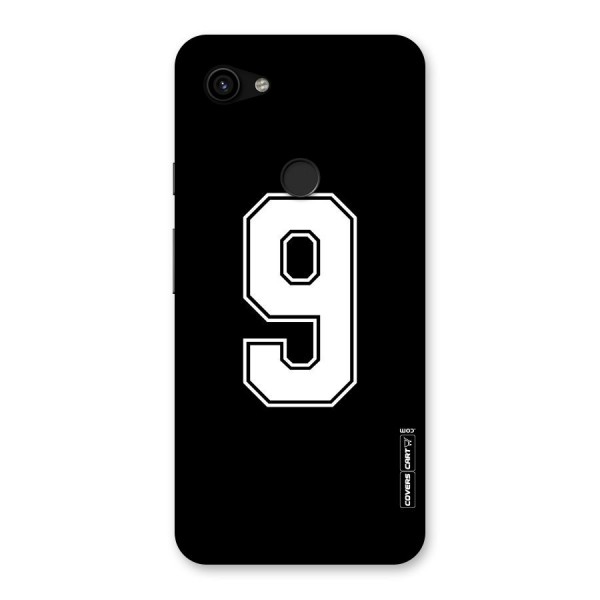 Number 9 Back Case for Google Pixel 3a XL