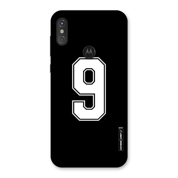 Number 9 Back Case for Motorola One Power