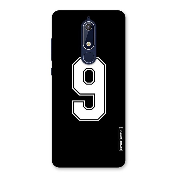 Number 9 Back Case for Nokia 5.1