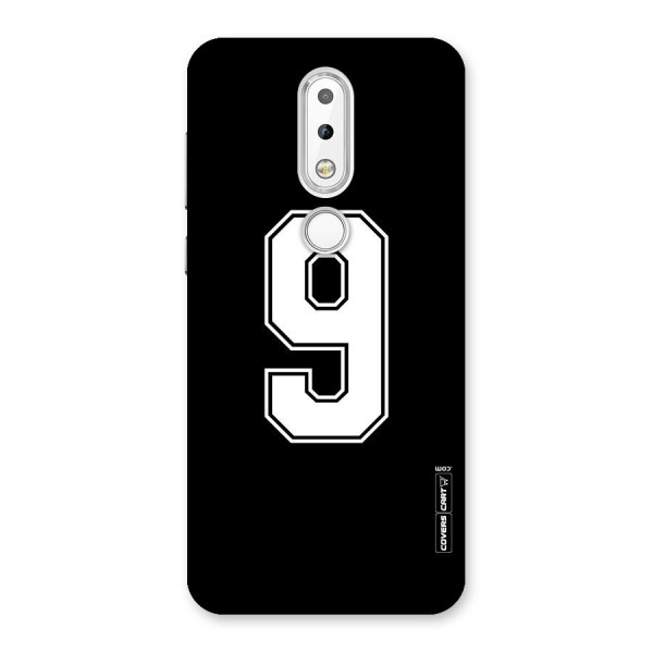 Number 9 Back Case for Nokia 6.1 Plus