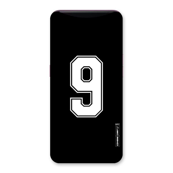 Number 9 Back Case for Oppo Find X