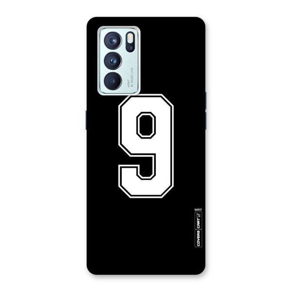 Number 9 Back Case for Oppo Reno6 Pro 5G