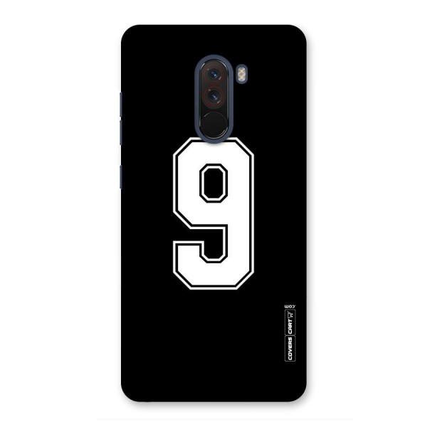 Number 9 Back Case for Poco F1