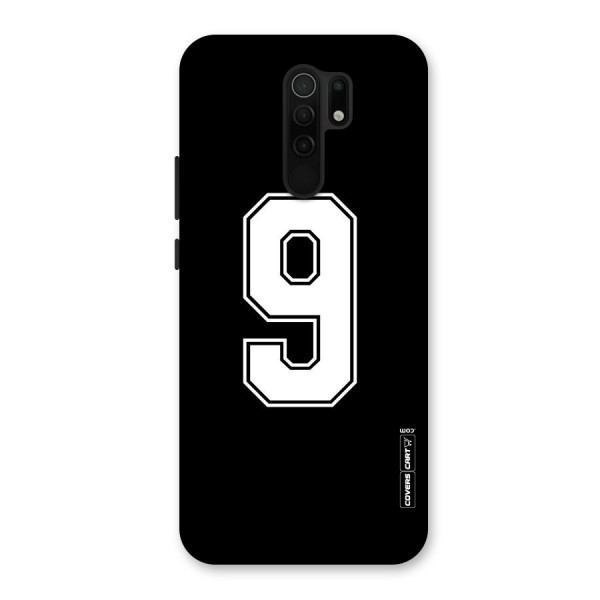 Number 9 Back Case for Redmi 9 Prime