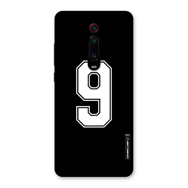 Number 9 Back Case for Redmi K20 Pro