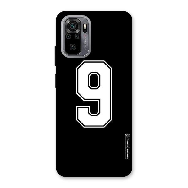 Number 9 Back Case for Redmi Note 10