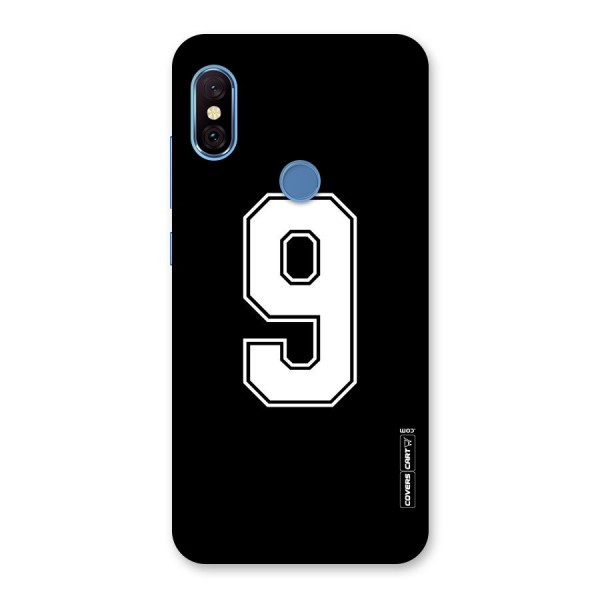 Number 9 Back Case for Redmi Note 6 Pro