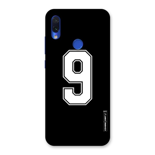 Number 9 Back Case for Redmi Note 7