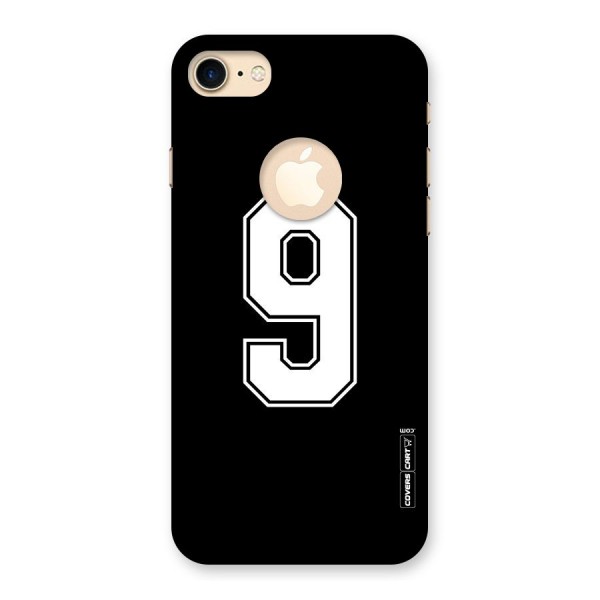 Number 9 Back Case for iPhone 8 Logo Cut