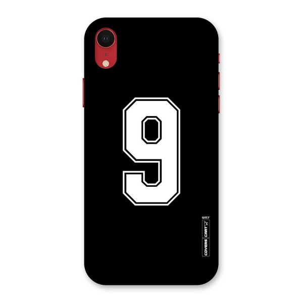 Number 9 Back Case for iPhone XR