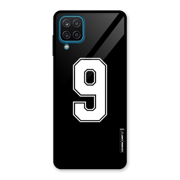 Number 9 Glass Back Case for Galaxy A12