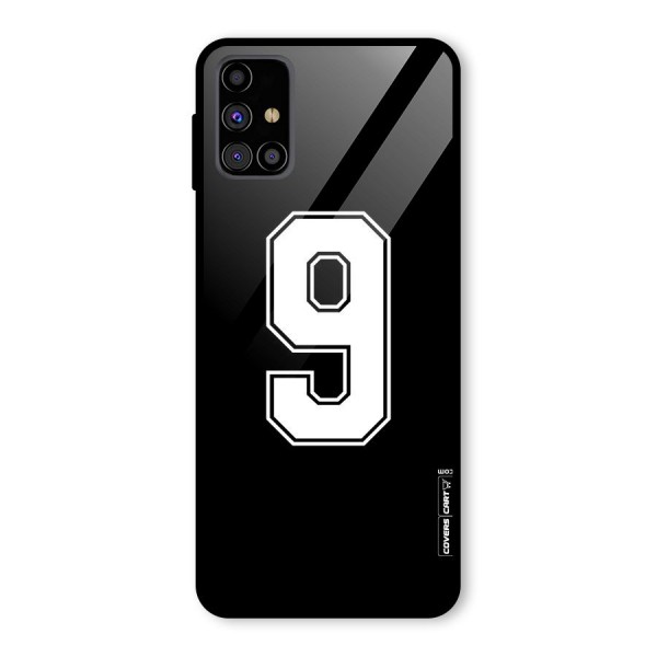 Number 9 Glass Back Case for Galaxy M31s