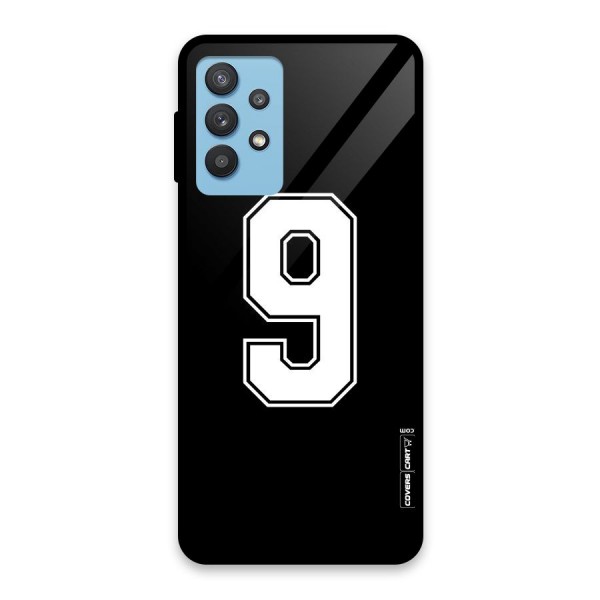 Number 9 Glass Back Case for Galaxy M32 5G